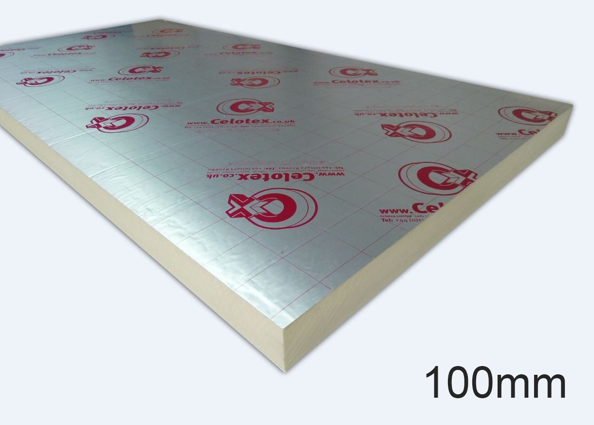 100mm GA4100 PIR Insulation Board 1200 x 2400mm