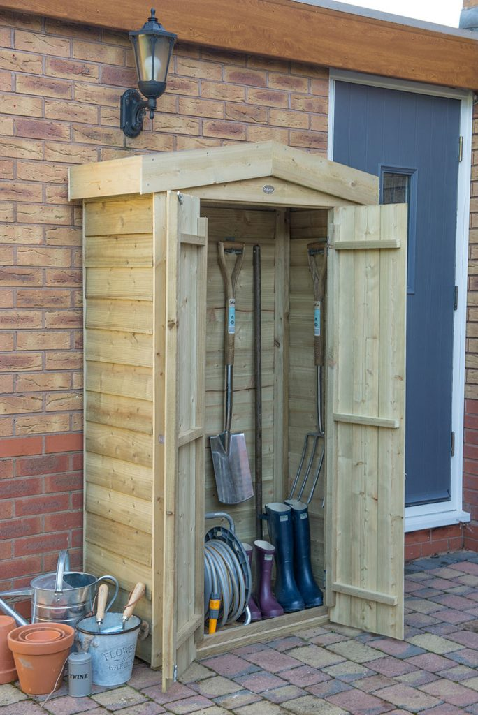 Forest Garden DTS Apex Tall Garden Store - Pressure Treated 