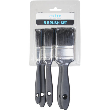 LG Harris Extra edge Contractor 5 Piece Paint Brush Set - 0.5"/1"/1.5"/2"/2.5"