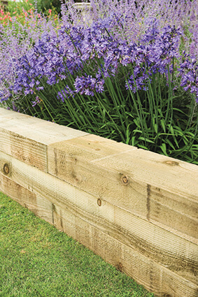 Forest Garden DTS Landscaping Sleeper - 1.2m - Pack of 2 