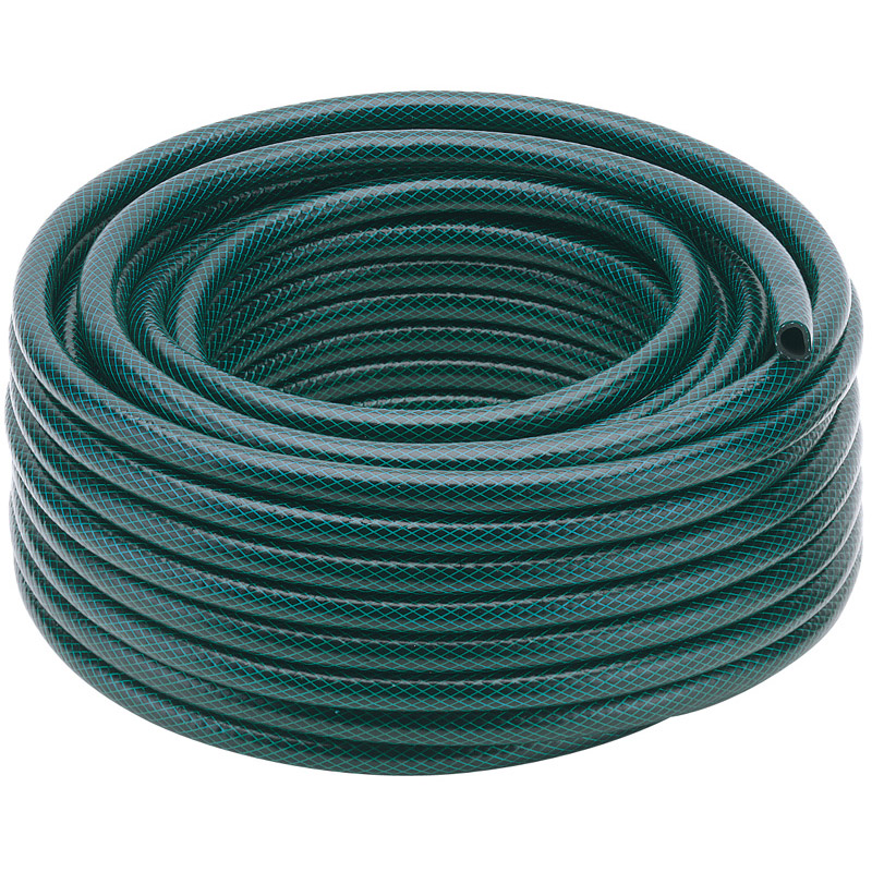Draper Reinforced Green Garden Hose (12mm Bore) - 30m