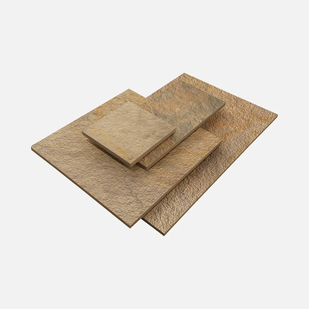 GlobalStone DTS 25mm 600-Series 4 Size Limestone Project Pack - Honey Blend (15.3m2)
