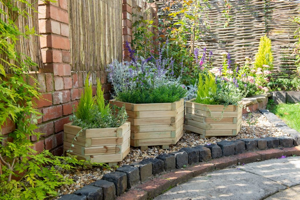Forest Garden DTS York Hexagonal Planter - Set of 3 