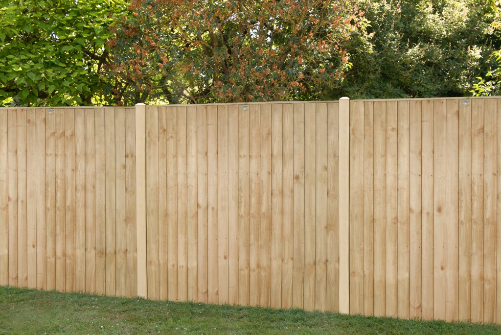 Forest Garden DTS 6ft x 5'6ft (1.83m x 1.68m) Pressure Treated Closedboard Fence Panel - Pack of 3 