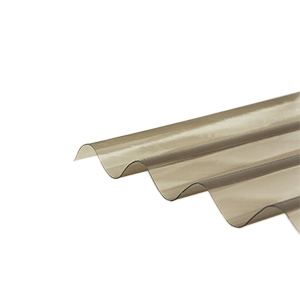 DTS RoofPro Corrugated PVC Roof Sheet 2000mm x 950mm x 0.8mm - Bronze