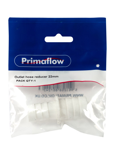 Pre-Packed Outlet Hose Reducer 22mm