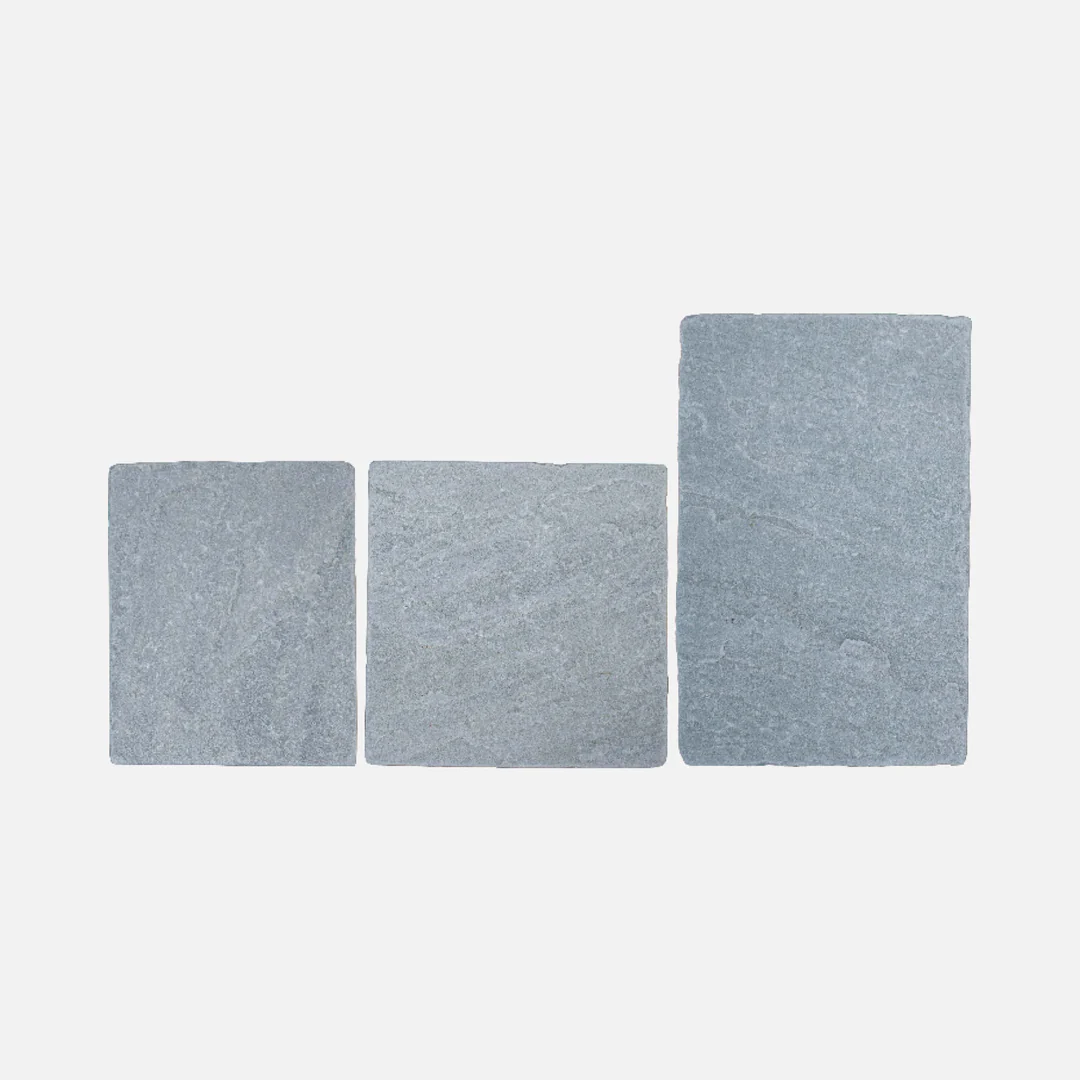 GlobalStone DTS 50mm 3 Sized Project Pack Sandstone Block Pavers - Castle Grey (7.08m2)