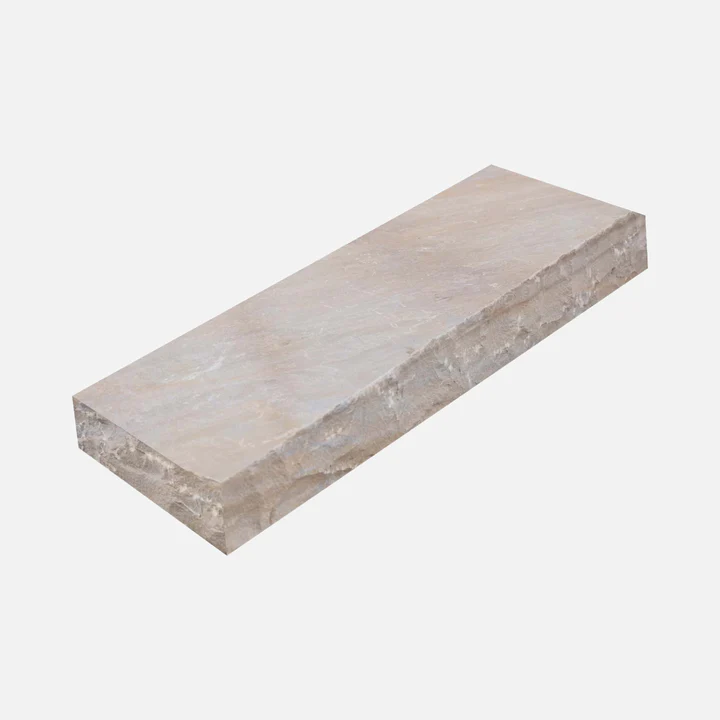GlobalStone DTS 100mm 1000x350x150mm Sandstone Hollow Steps - Buff Brown (2.1m2)