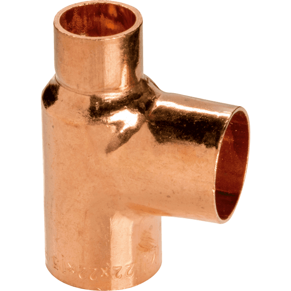 35mm Endfeed Reducing Tee - 35mm x 28mm x 35mm