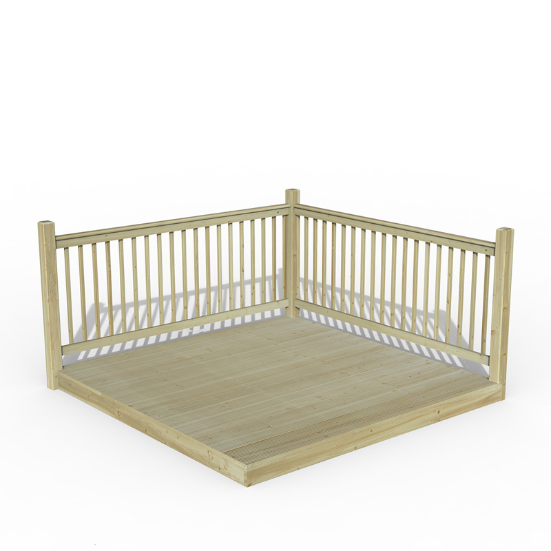 Forest Garden DTS Patio Decking Kit - 2.4 x 2.4m 