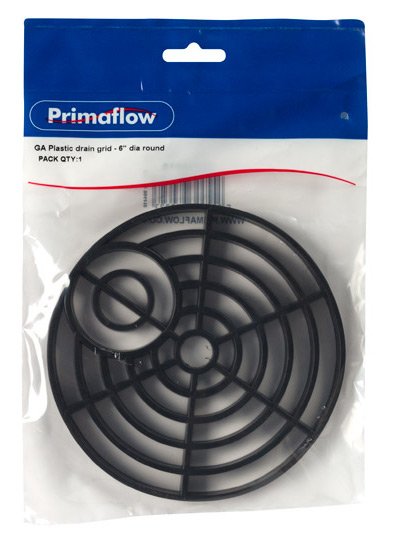 Pre-Packed GA Plastic drain grid - 6'' dia round