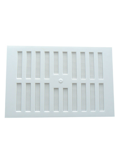 Pre-Packed Vent hit/miss & f/screen 9" x 9" - wht