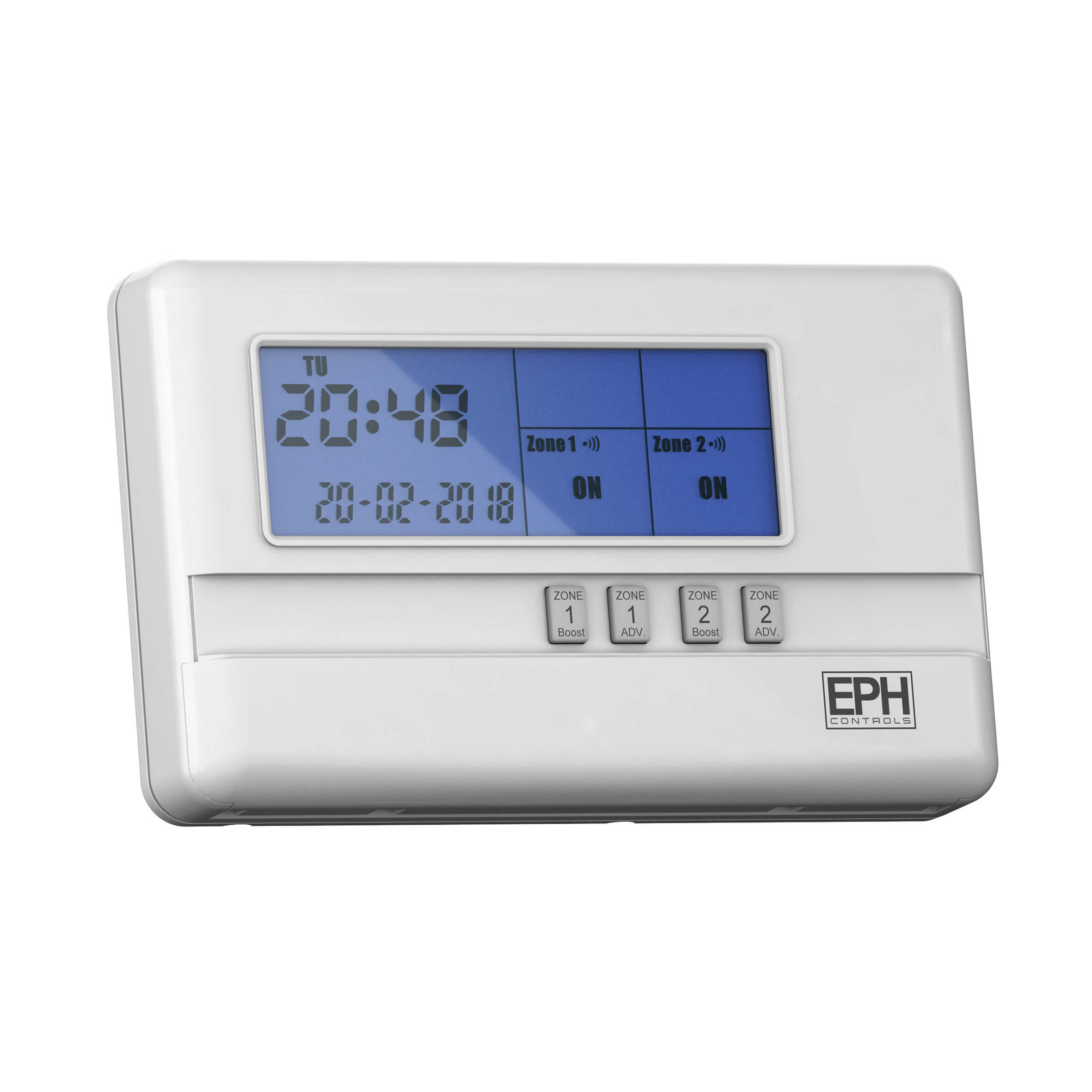 EPH 2 Zone Programmer, 7 Day, 5 / 2 Day or 24 Hour (c/w volt free contacts)