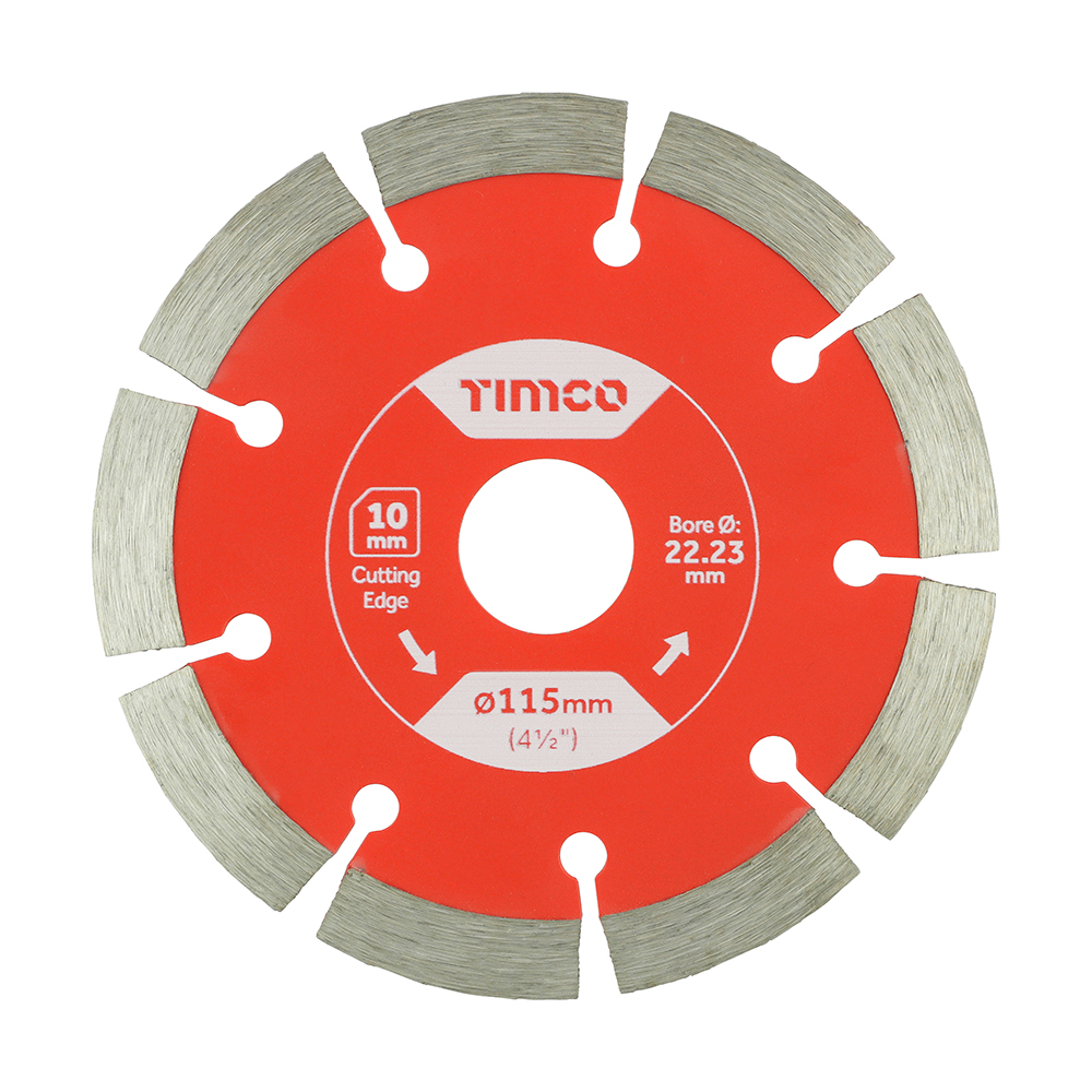 TIMCO General Purpose (GPE) Diamond Sintered Blade/Disc (115 x 22.2mm)