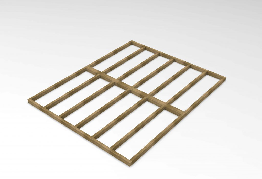 Forest Garden DTS 10x8 Shed Base Pressure Treated 
