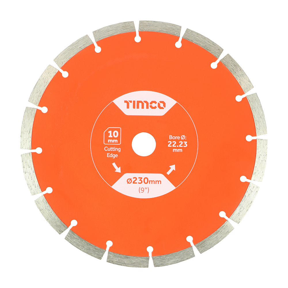 TIMCO General Purpose (GPE) Diamond Sintered Blade/Disc (230 x 22.2mm)