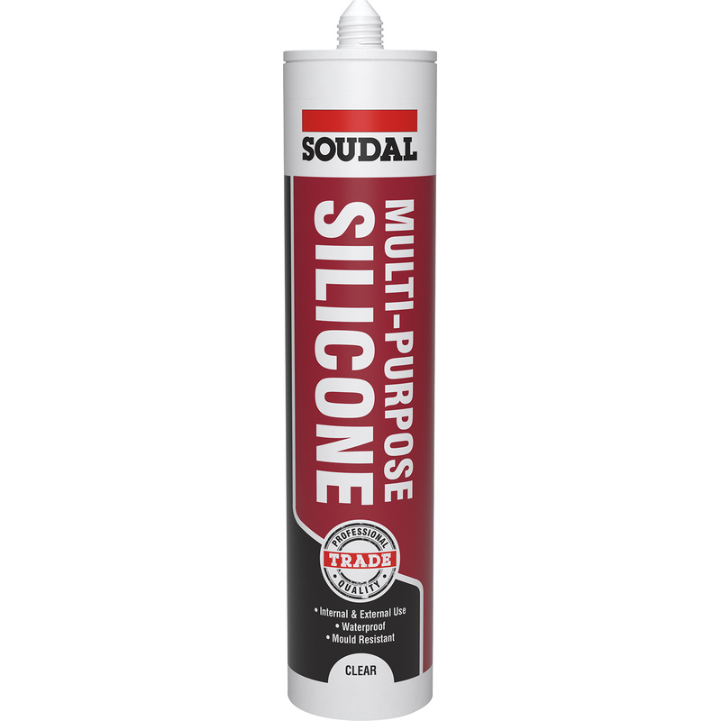 Soudal Trade General Multi-Purpose 300ml Silicone - Black