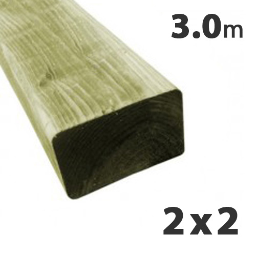 47 x 50mm (2 x 2) Tanalised Carcassing Timber C16 (3m)