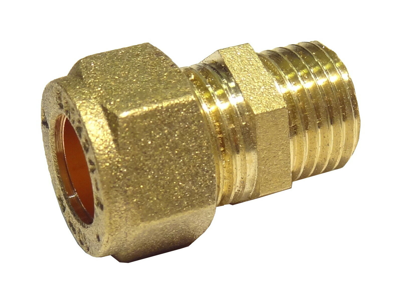 10mm Compression Straight Male Iron to 1/4"