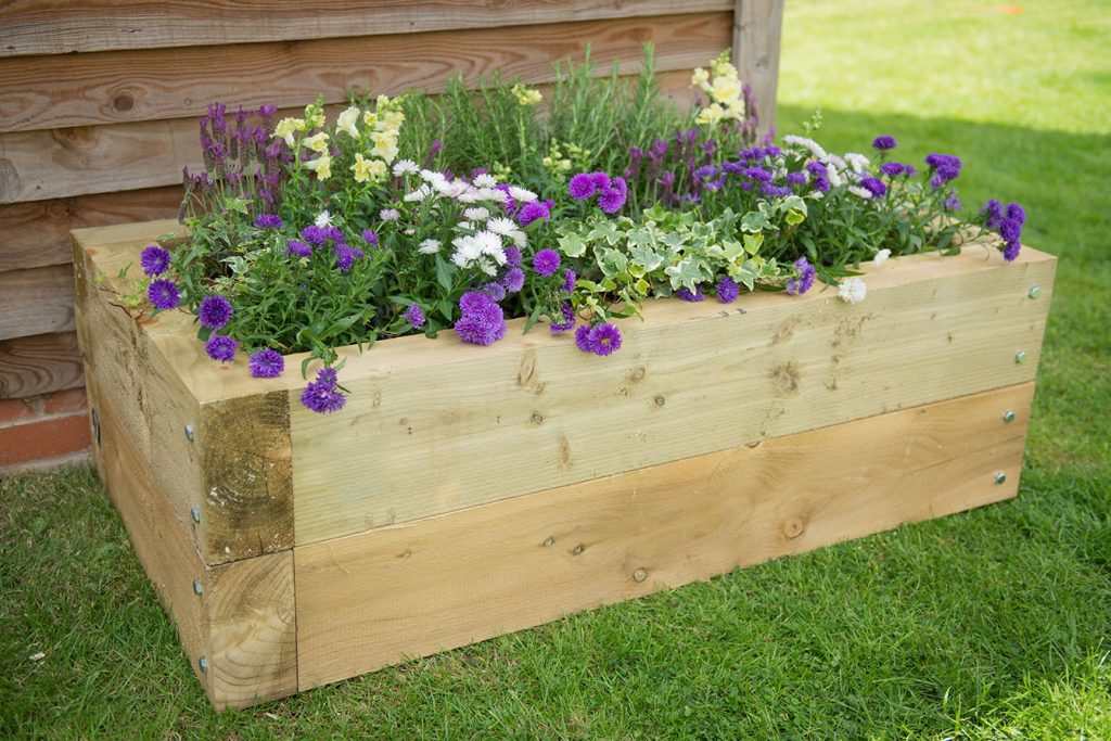 Forest Garden DTS Sleeper Raised Bed 