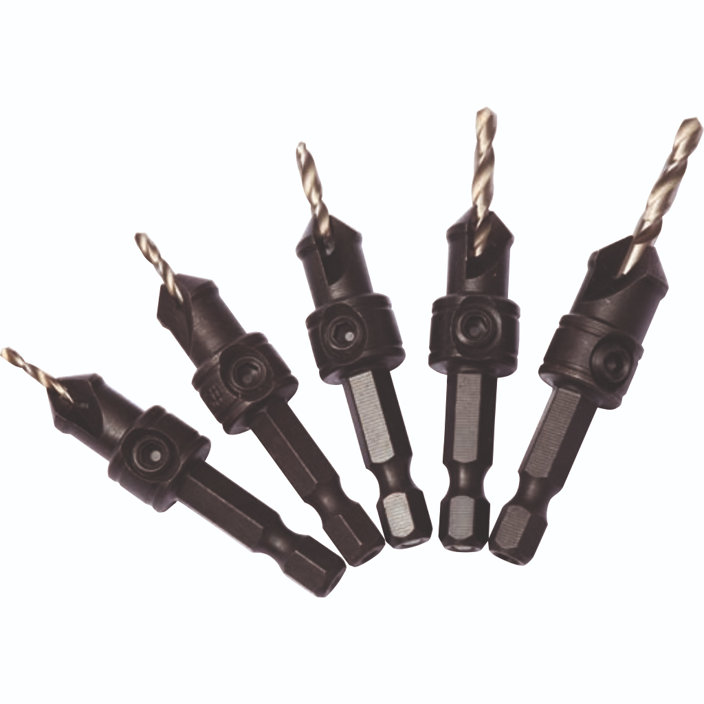 Dart 5 Piece Quick Change Countersink Set