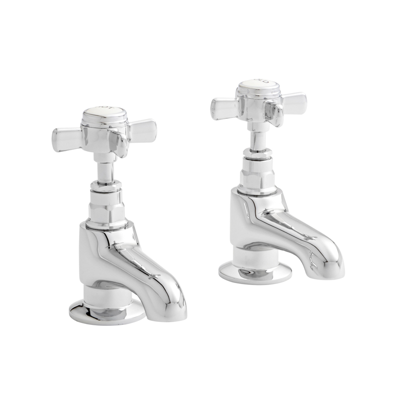 K-Vit Klassique Pair Bath Pillar Taps