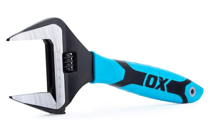 OX Pro Series Adjustable Wrench Extra Wide Jaw 6” (150mm)