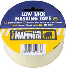 Everbuild Low Tack Masking Tape: 50mm x 25m
