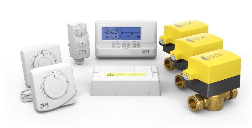 EPH 22mm UNVENTED 3-Zone Hardwired Heating Control Pack (R37 Programmer w/ Frost Protection)