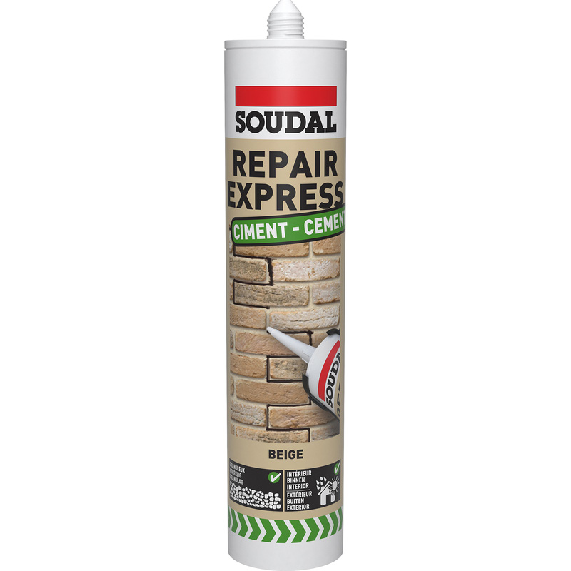 Soudal Repair Express Cement (Interior & Exterior) 290ml - Beige