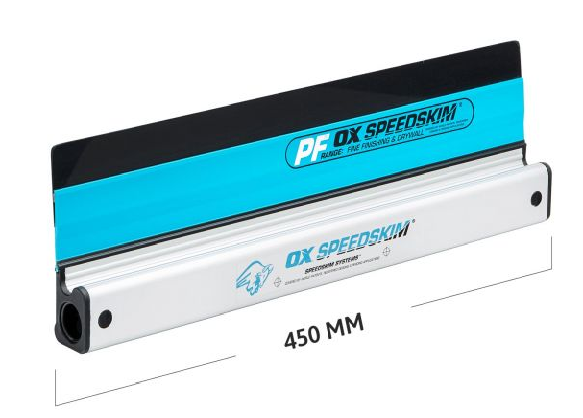 OX Speedskim Stainless Flex Finishing Rule - SF (Fine Finish) 450mm