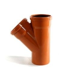 160mm Underground 135' Double Socket Y Junction