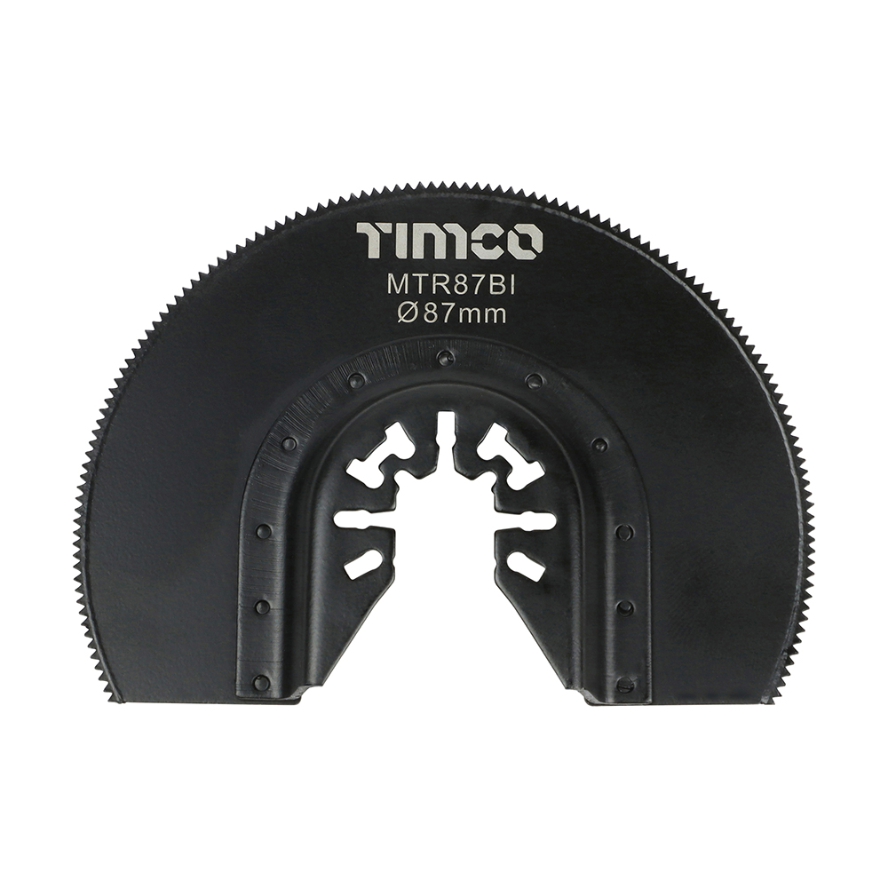 Timco Premium Multi-Tool Blade - Radial - For Wood / Metal - 87mm Dia