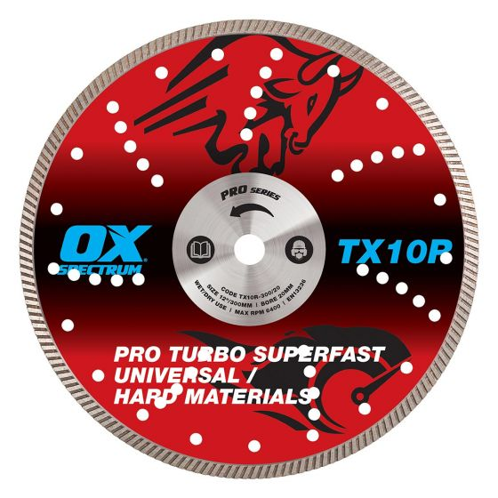 OX Spectrum Pro Turbo Dia Blade - Multi-Steel - 115mm (22.23mm Bore)