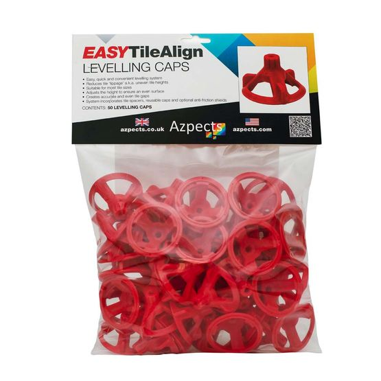 Azpects EASY TileAlign Purple Levelling Caps (Pack of 50)