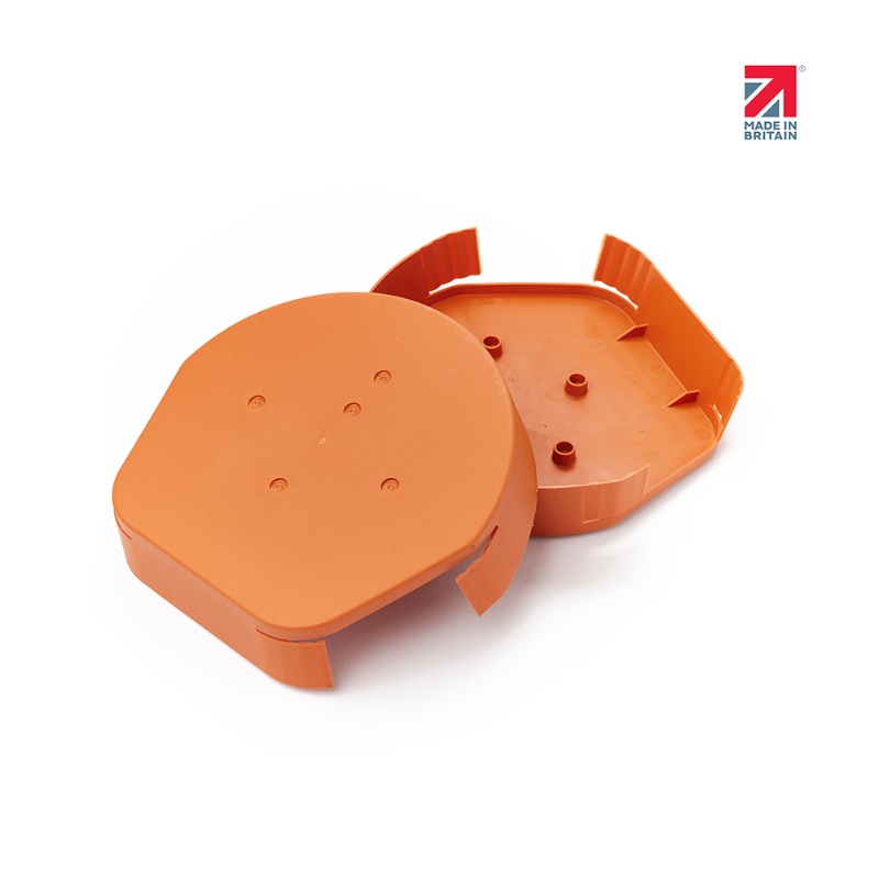 EasyVerge Universal Dry Fix Half Round (HR) Ridge Cap - Terracotta
