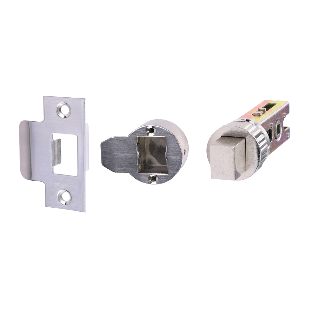 Timco Quick Fit Round Deadbolt (76mm case / 57mm backset) - Nickel