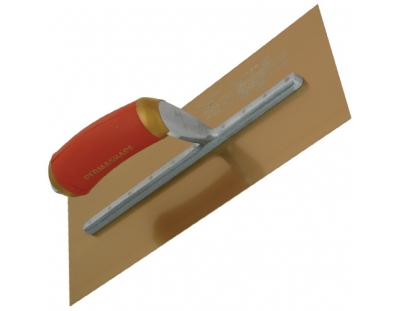 Marshalltown PermaShape Finishing Trowel 11" x 4.5" (Golden Stainless Steel)
