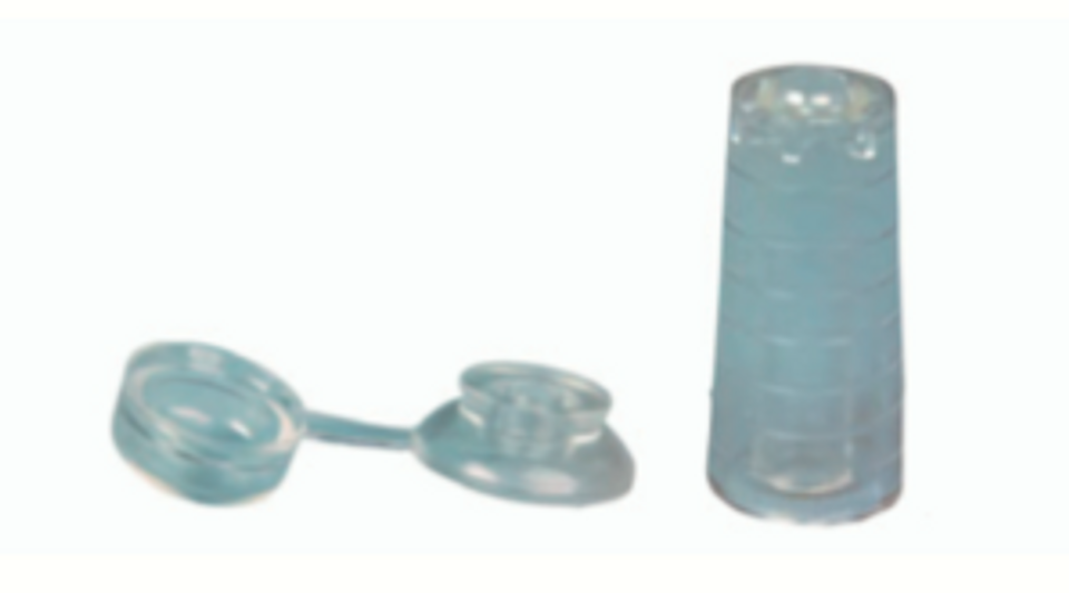DTS RoofPro Corrugated Roof Sheet Fitting/Caps (Bag of 50) - Clear
