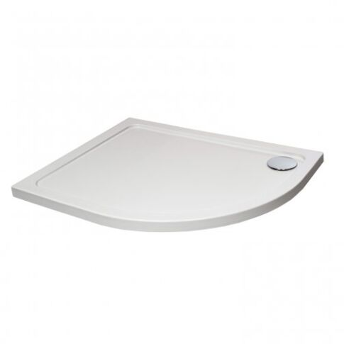 K-Vit 800 x 800mm Quad L/P Shower Tray (c/w Fast Flow Waste)