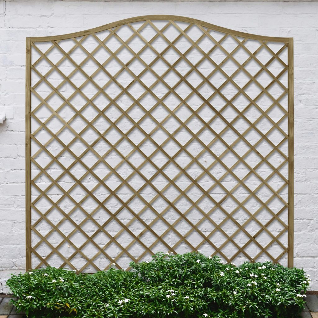 Forest Garden DTS 1.8m x 1.8m Pressure Treated Decorative Europa Hamburg Garden Screen - Pack of 3 