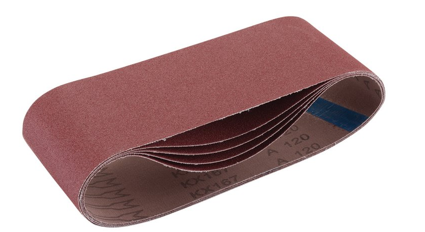 Draper 100x610mm Cloth Sanding Belt - 120G (Pack of 5)