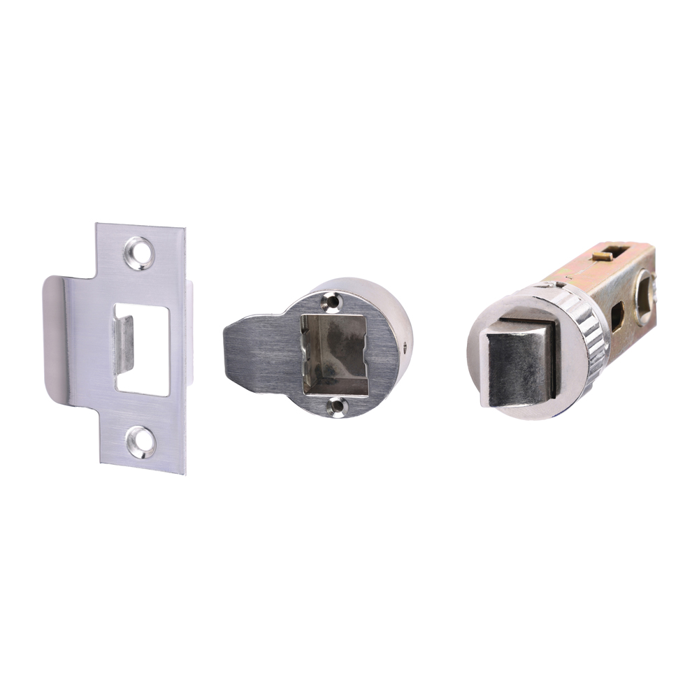 Timco Quick Fit Round Tubular Latch (64mm case / 45mm backset) - Nickel