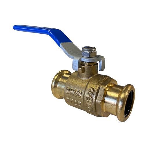 KeyPlumb 15mm Copper Press-Fit Lever Ball Valve