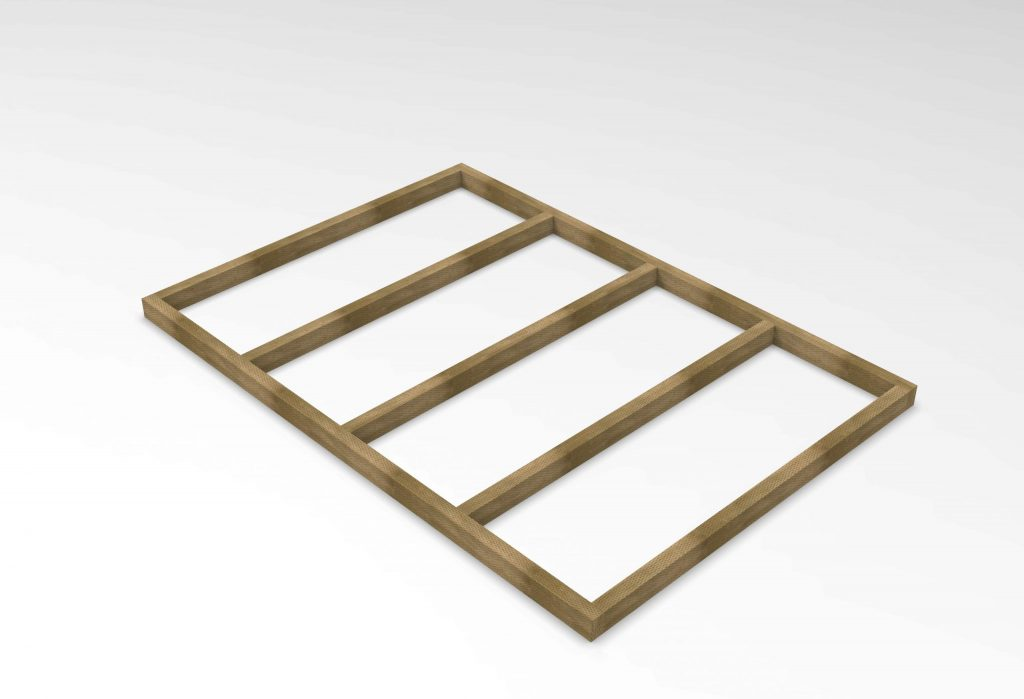 Forest Garden DTS 7x5 Shed Base Pressure Treated 