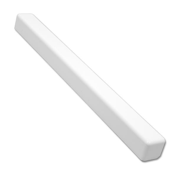 600mm Double Ended Square Face Fix Fascia Board External Corner